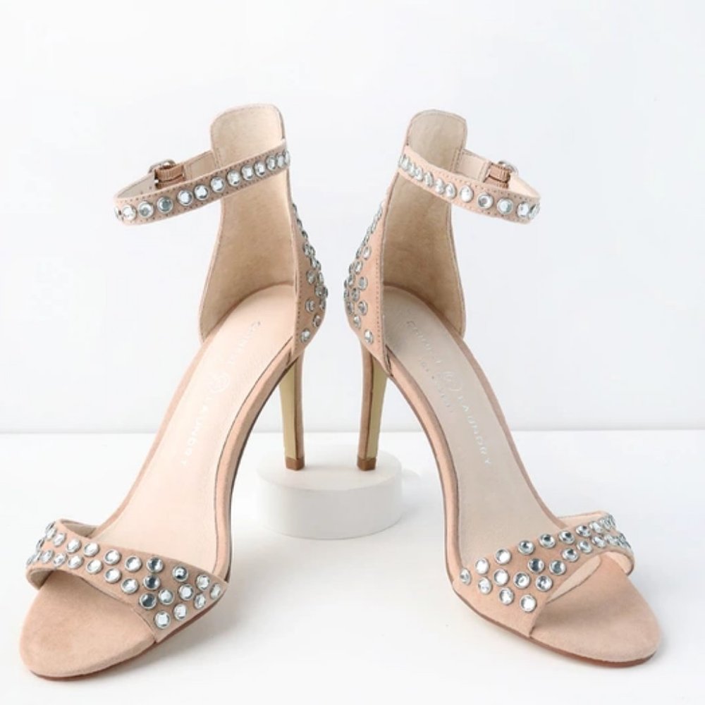 CHINESE LAUNDRY Suede Embellished Sandals